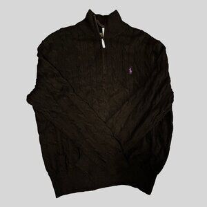 Polo Ralph Lauren Men's Quarter-Zip Sweater Large